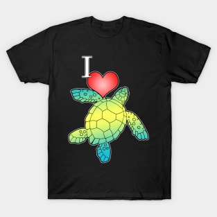 I Love Sea Turtles T-Shirt